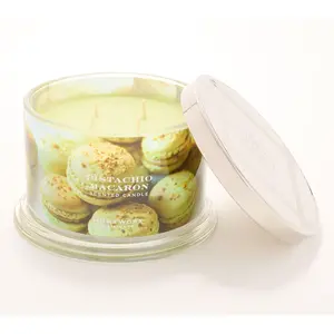 HomeWorx by Slatkin + Co. 18oz Pistachio Macaron Candle