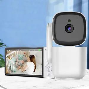 T200 Camera Indoor Pan/Tilt Security Camera, 360° Plug-in,Infrared Night Vision, 2.4GHz Wi-Fi, 2-Way Audio, Smart Gen AI Motion Detection, Pet Camera with Phone App (White) degree motion tracking