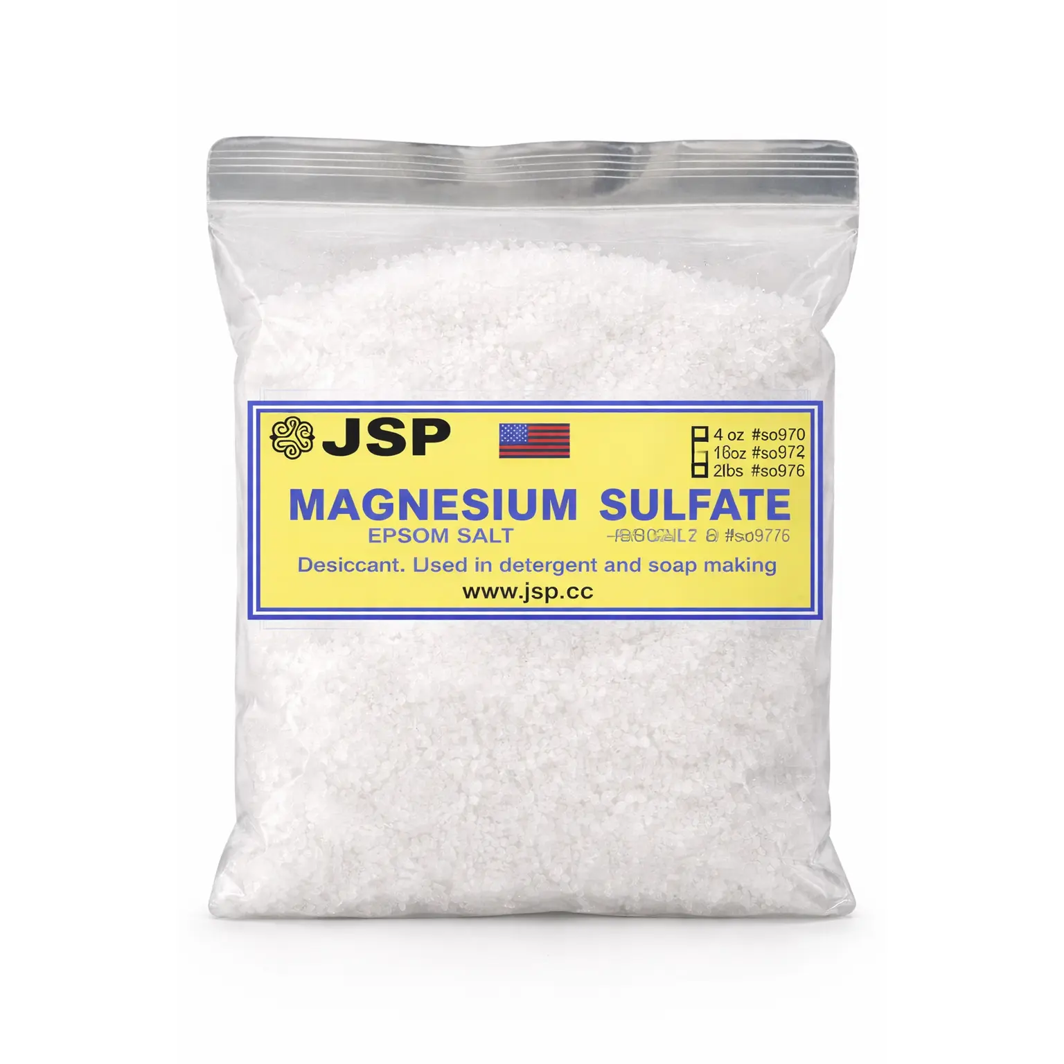 Magnesium Sulfate Crystals – Laboratory & Metal Finishing Chemical