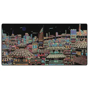 Masterpiece Collection By Satomi - Full Desk Mousepad for gaming or working - USA Printed mousepads + desk pads.