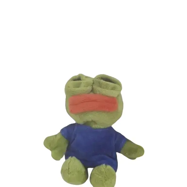 12cm New Lonely Frog Pendant Sad Frog Plush Pendant Pepe The Frog Doll Pendant Backpack Keychain Boys And Girls For Daily Gifts poopsie surprise toy stuffed animals