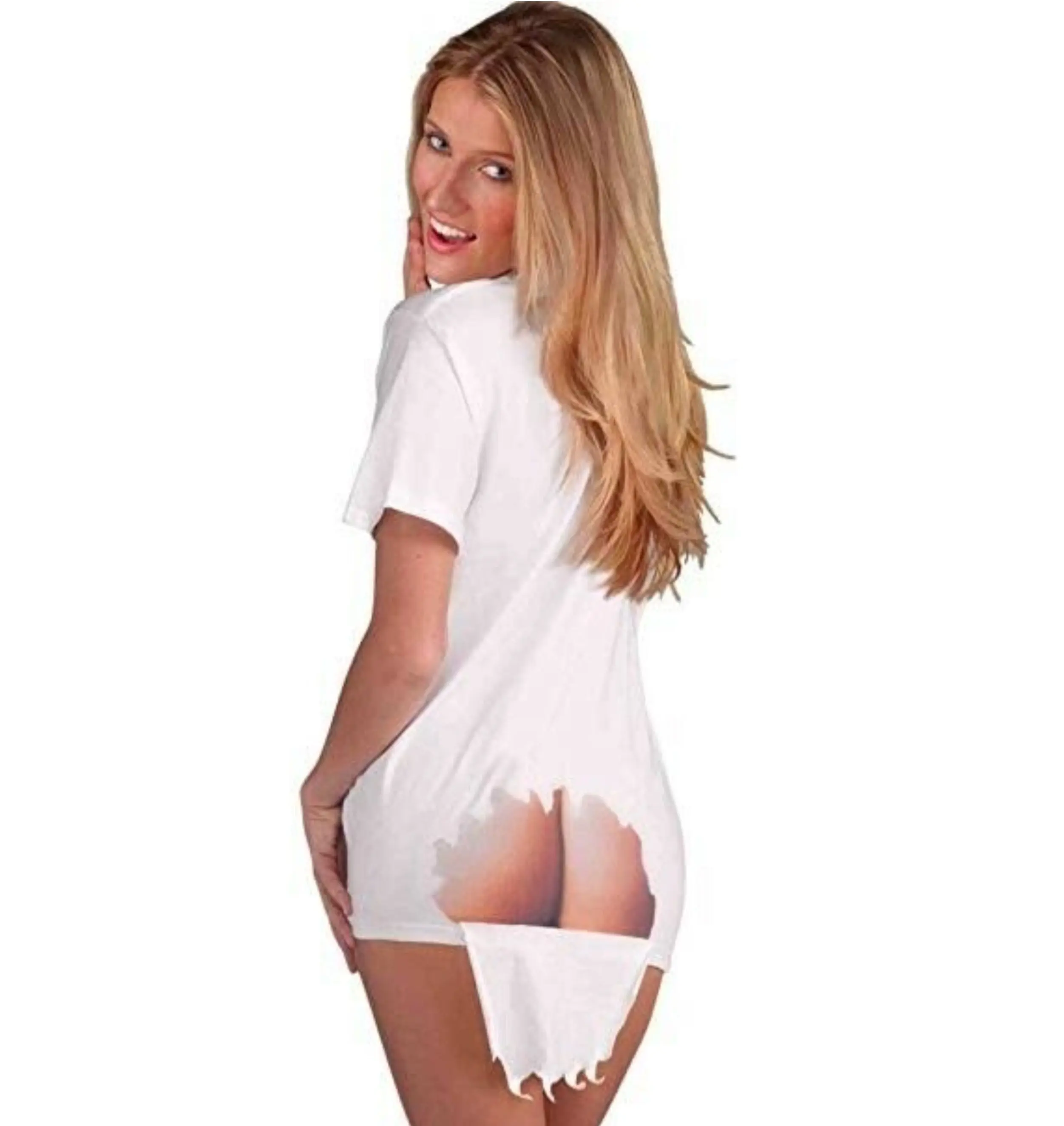 The Booty Out T-Shirt – Butt-Crack Open - The Ultimate Double-Take Tee! 😂
