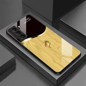 Suitable for [Galaxy S21 5g] Personality simple split dragon pattern creative business high-end anti-drop glass mobile phone case affordable anti-drop anti-fingerprint-888