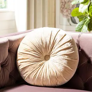 Safavieh Caramia 15" Round Pillow