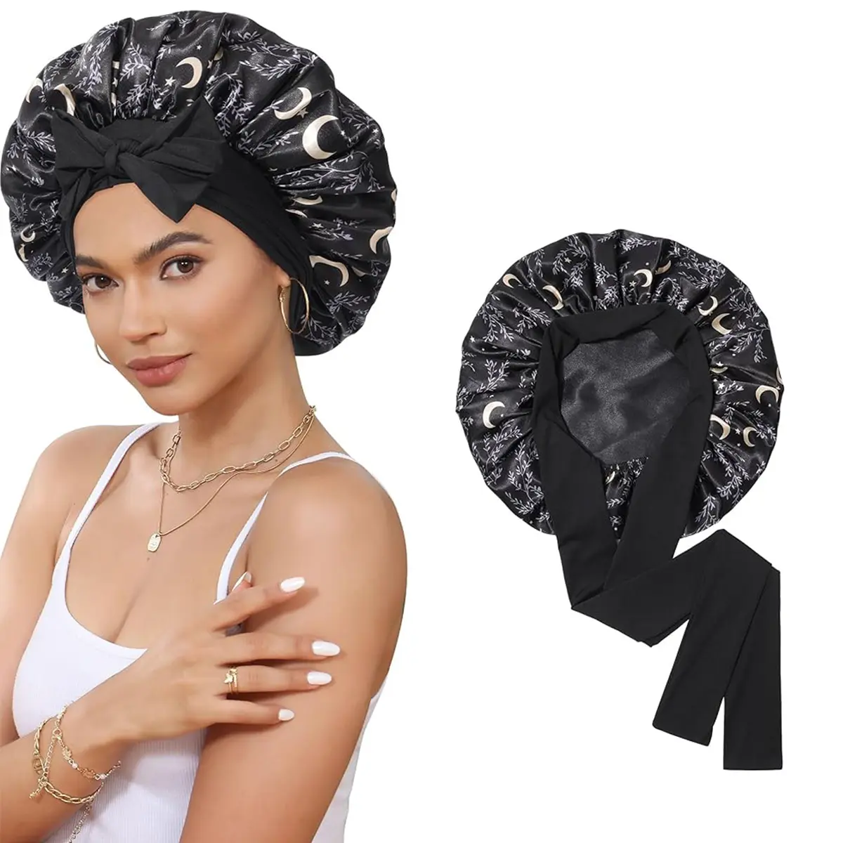 Black Stars and Moon-black