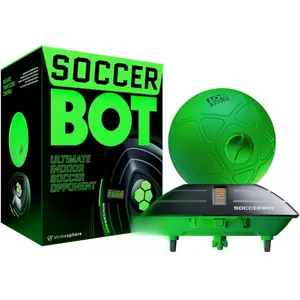 Soccer Bot - Ultimate Indoor Soccer Game with Score Tracker and Speed Modes, Soccer Training Toy