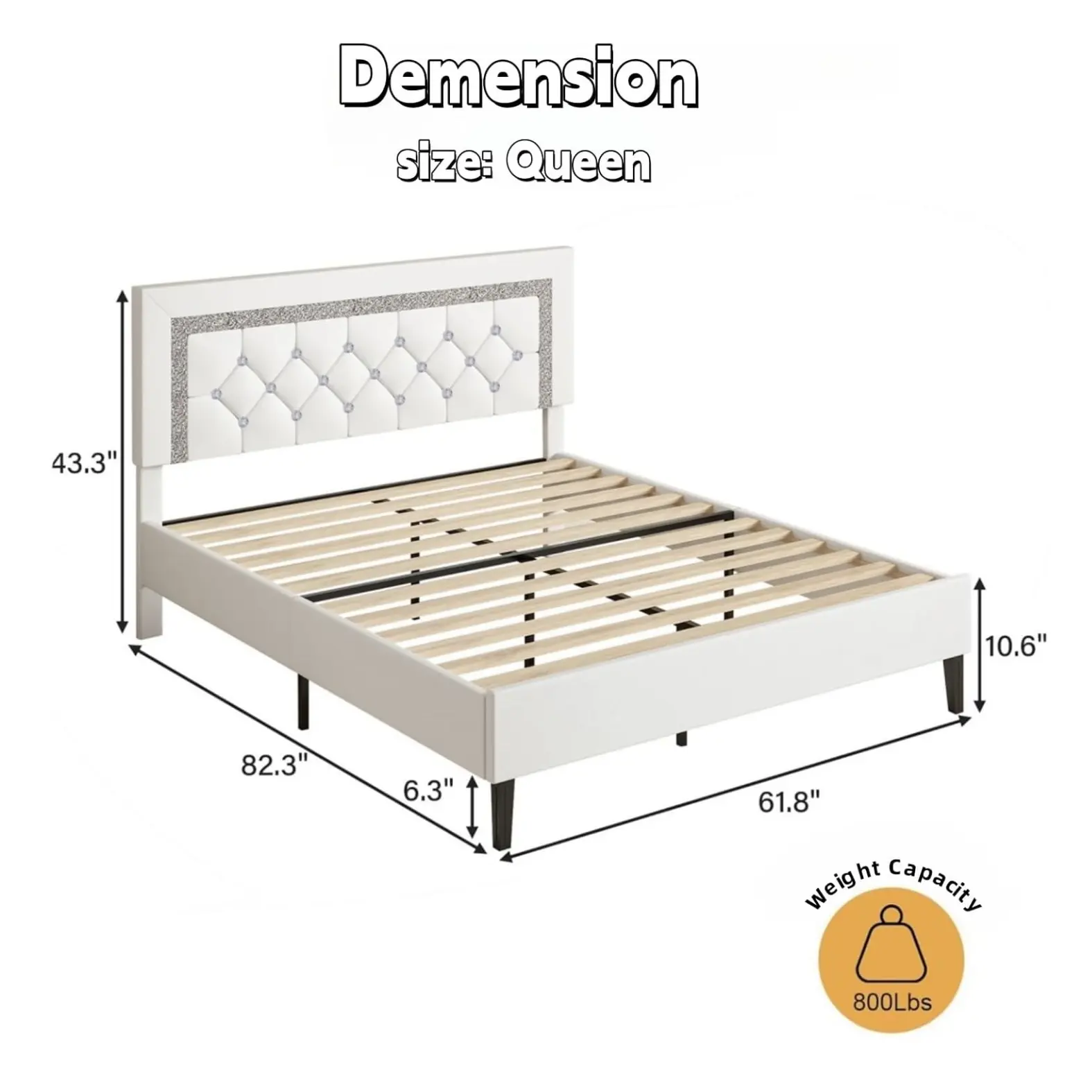Queen Size White