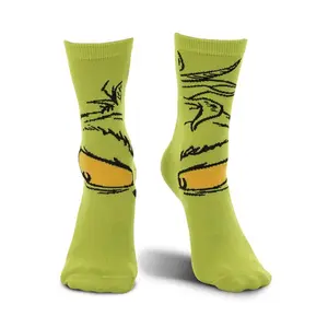 Dr. Seuss The Grinch Costume Crew Socks