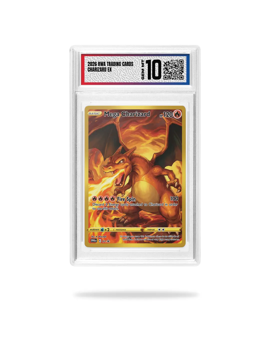 Custom Fan Art Charizard EX Trading Card