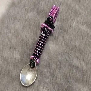 Handmade Wire Wrapped Spoon Pendant