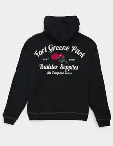BROOKLYN CLOTH Greene Park Rose Mens Hoodie