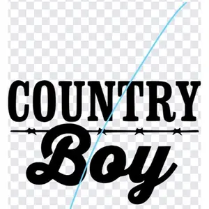 Country boy car decal
