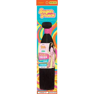 Sugar Punch Straight 18" Double Drawn Remy Hair Extensions