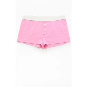 John Galt Women's PinkÂ Striped PajamaÂ Boyshorts