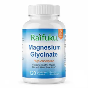 RAIFUKU Magnesium Glycinate 240MG per Serving High Absorption Supporting Muscle Relaxation and Bone, Heart & Nerve Health
