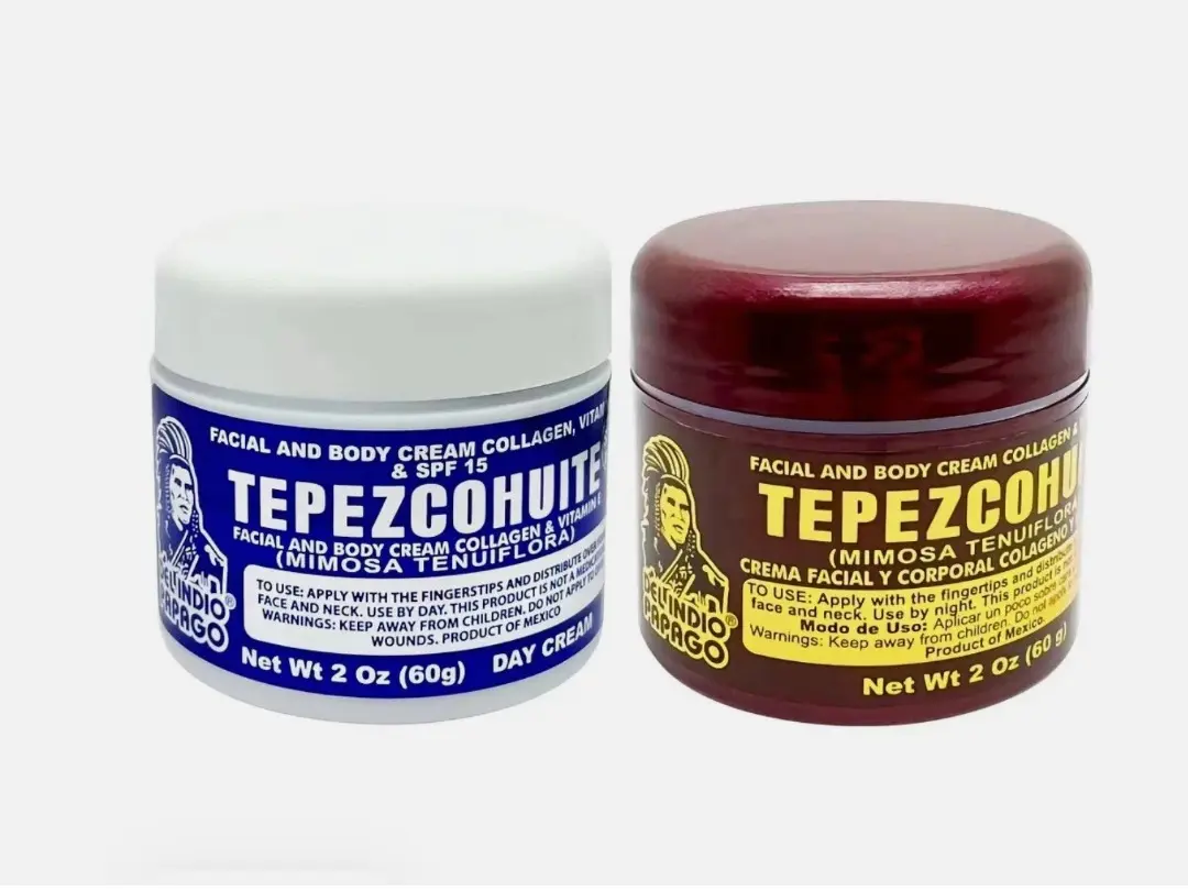 TEPEZCOHUITE DAY & NIGHT FACIAL CREAMS (2 PACK) DEL INDIO PAPAGO