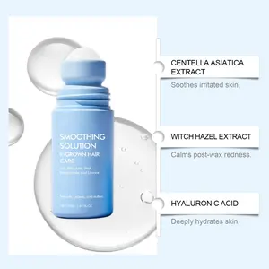 Hair Minimizing Roll-On Serum, Slows Regrowth for Finer Softer Hair, Precision Rollerball Applicator, Targets Hair Follicles, No Messy Hands