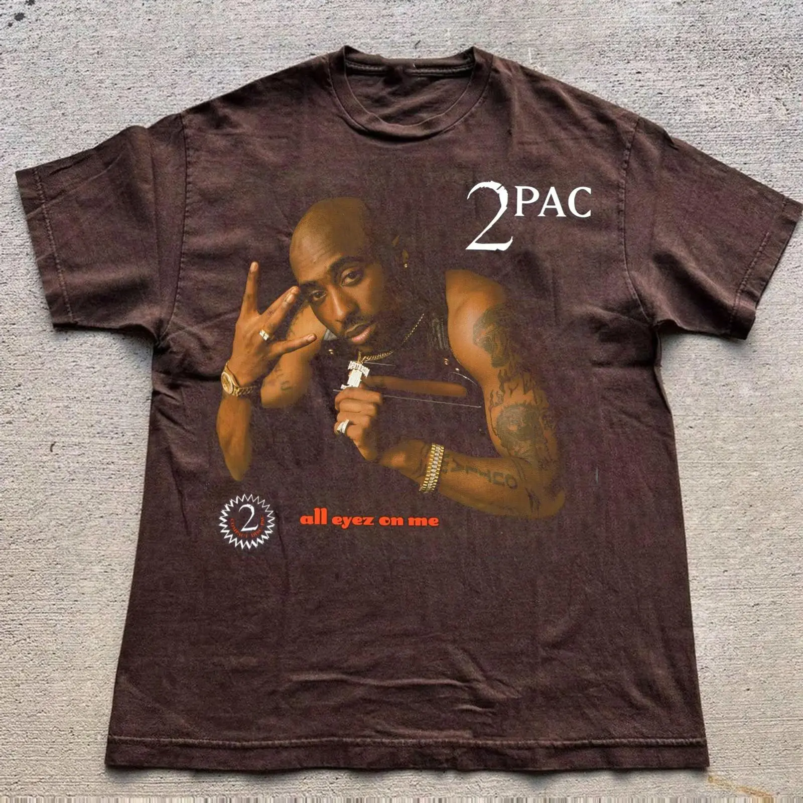 2Pac All Eyez on Me Album t-shirt for fans