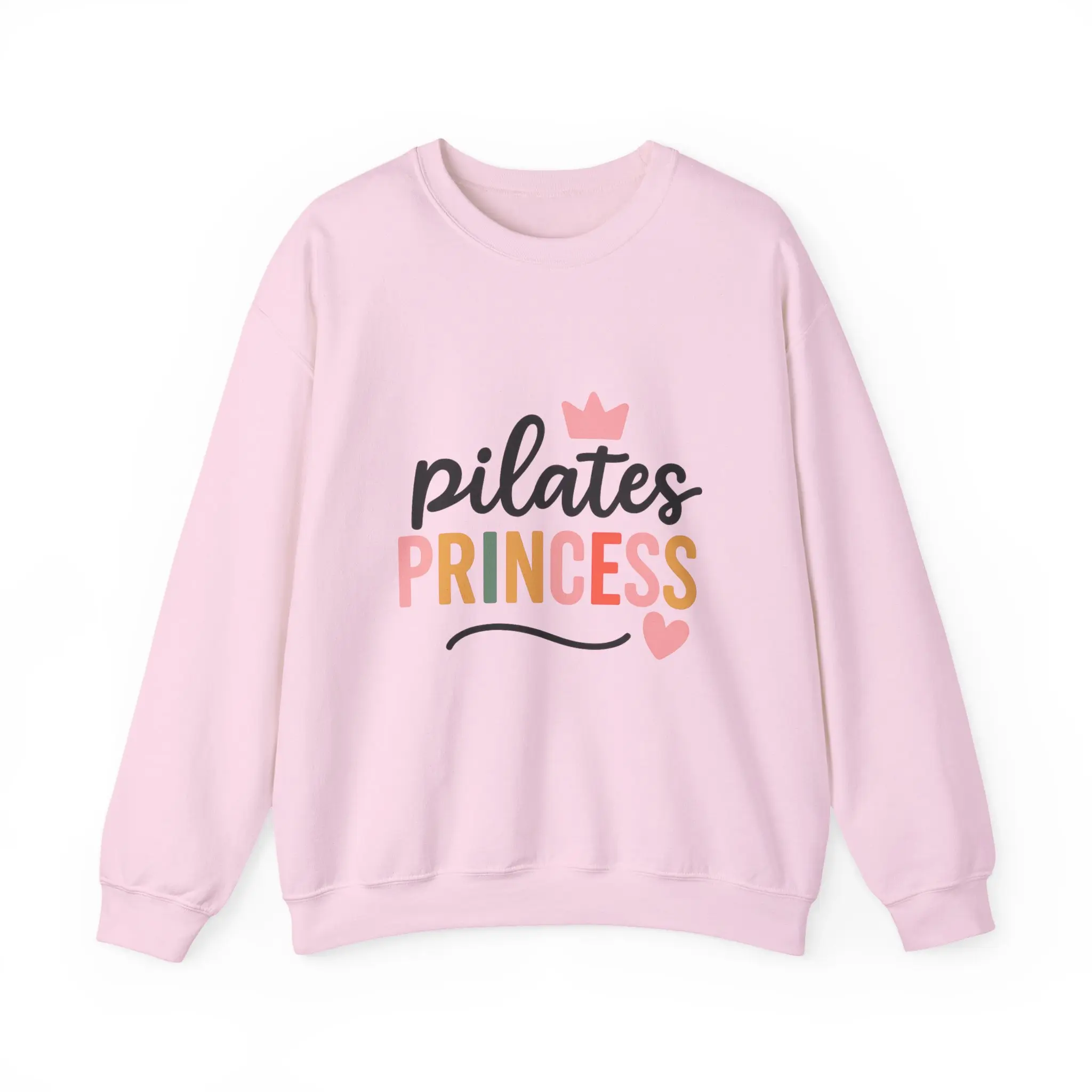 Pilates Princess Sweatshirt, Cozy Fitness Crewneck, Athletic Gift, Lounge Wear, Casual Yoga Apparel