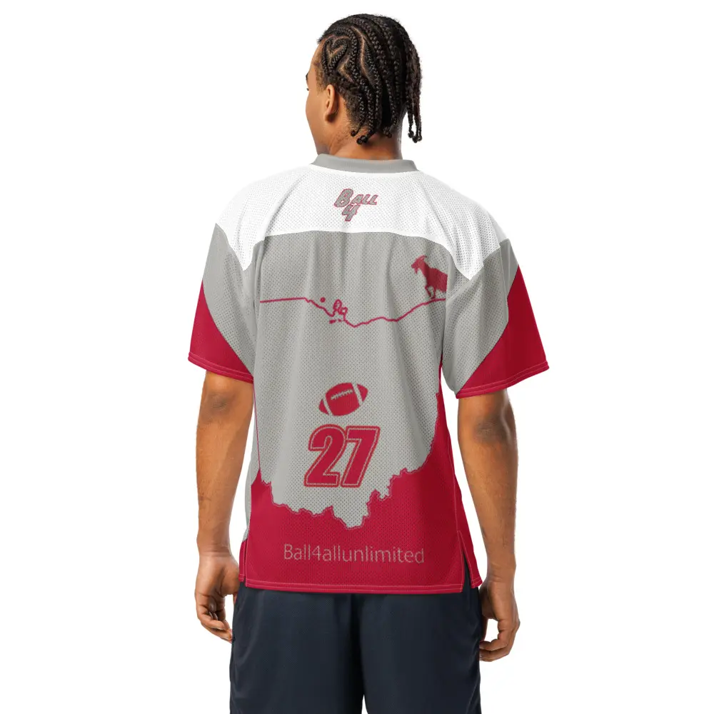 Columbus College Football Merchandise-Legend/27-American football jersey-grey