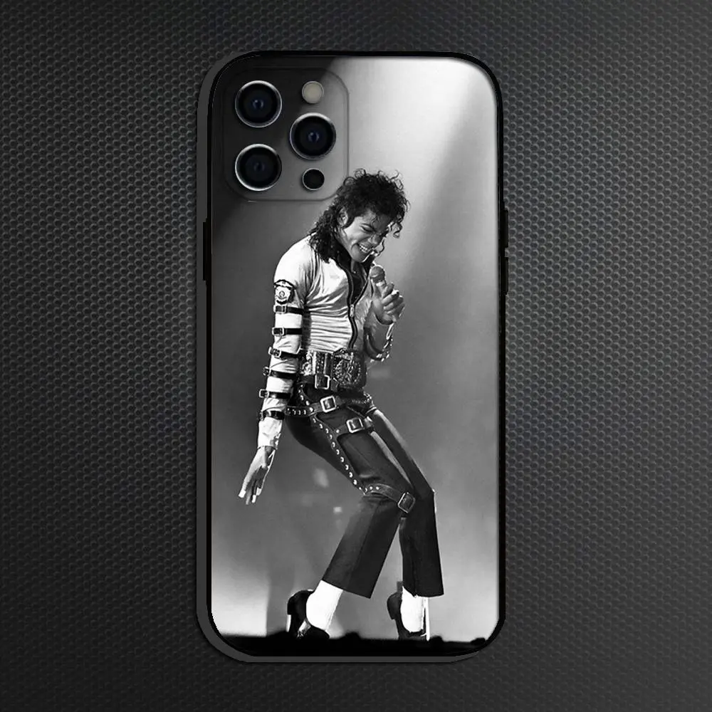 Michael Jackson Singer Phone Case For iPhone 17 Air 16,15,14,13,12,11  Plus,Pro Max, Others Soft Black Cover - TikTok Shop