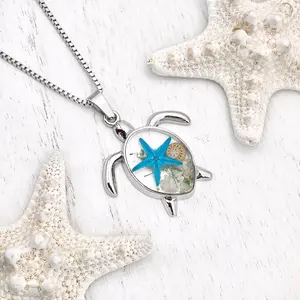 Deep in the Ocean Sea Turtle Necklace