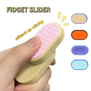 【Trust Me—You'll Regret Not Clicking It】The Pill Fidget Slider Toy Textures for Sensory Stimulation Sense Magnet Fidget Toy EDC for Anxiety Relief Stress Alleviates Anxiety Disorders Fidgets for Adults&Teens Perfect Gifts【1000 Buyers Added to Favorites】