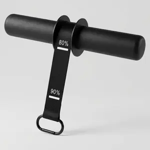 Forearm Strengthener & Exerciser, Wrist Roller with Thicker Handle, Trainer with Adjustable Strap - Ideal for Grip Strength, Muscle Building, Rehabilitation (Black) : Sports & Outdoors