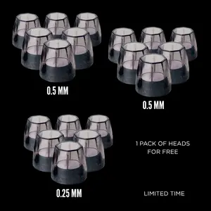 18-Pack Banisher 3.0 Refills | Buy 2 Get 1 FREE | Mixed Sizes (0.5mm & 0.25mm)