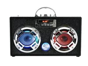 Black Bling Boombox & Bluetooth Speaker