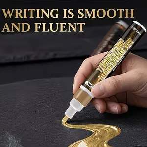 Tombstone Marker Pen, Waterproof Quick-Dry Oil-Based Fine Tip, Restores Faded Inscriptions, Marble Tile Color Repair