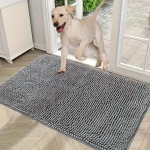 18*27inch Dog Doormat for Muddy Paws, Absorbs Water and Dirt, Water-Absorbent Non-Slip Washable Mat, Quick-Drying Microfiber, Dog Mud Mat, Indoor Floor Entrance Mat