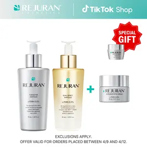 REJURAN Turnover Ampoule 50ml & Dual Effect Ampoule 50ml Bundle with Eye Cream
