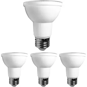 4-Pack PAR20 Dimmable LED Bulb Daylight White,7W (50W Equivalent),5000K Flood Light Bulb,40° Beam Angle,Medium Base (E26), 550LUMENS,UL-Listed and Energy Star Approved