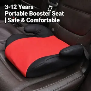 2026 New Children Car Safety Seat Booster Pad, 3-12 Years Universal, One-Piece Anti-Collision Spine Protection, Wide Side Wings, Eco-Friendly Breathable Fabric