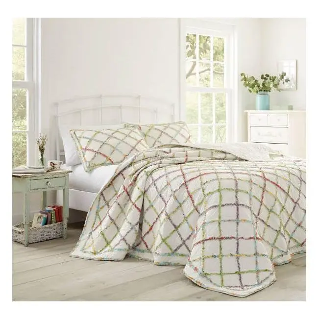 Laura Ashley Ruffle Garden Twin Quilt