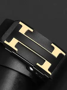 Men's Business Fashion Leather Belt, Trendy Versatile Waistband, Perfect for Parties and Daily Wear, Elegant Belt, Ideal Birthday Gift, Casual Business Belt