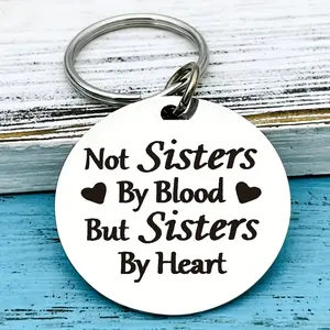 2025 Stainless Steel Sisterhood Keychain - Perfect Gift for Best Friends & Sisters - Ideal for Living Room Decor home decor