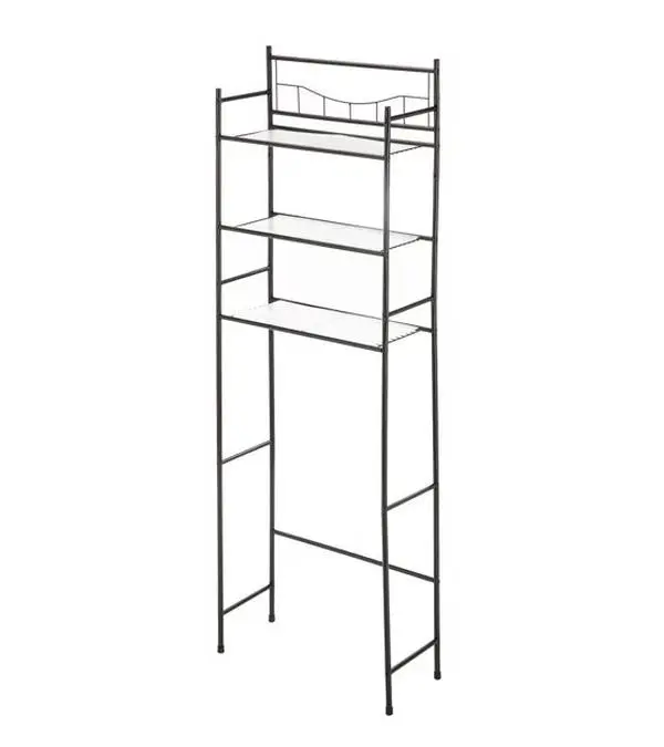 Over the Toilet Steel 3-Shelf Bath Shelves Space Saver, Bronze Finish Adult Age Groups