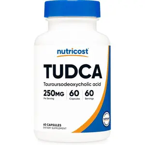 Nutricost Tudca 250mg, 60 Capsules (Tauroursodeoxycholic Acid) - Premium Quality