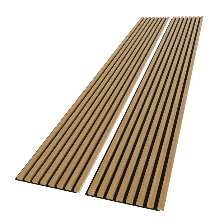 2-Pack Acoustic Wall Panels-Oiled Oak