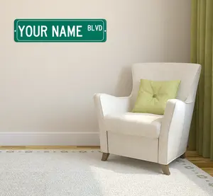 Custom Street Sign (UV-Print Steel Home Decor) - Made in the USA for Indoor or Outdoor Use!