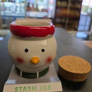 Ceramic Stash Storage Jars - Cork Lids