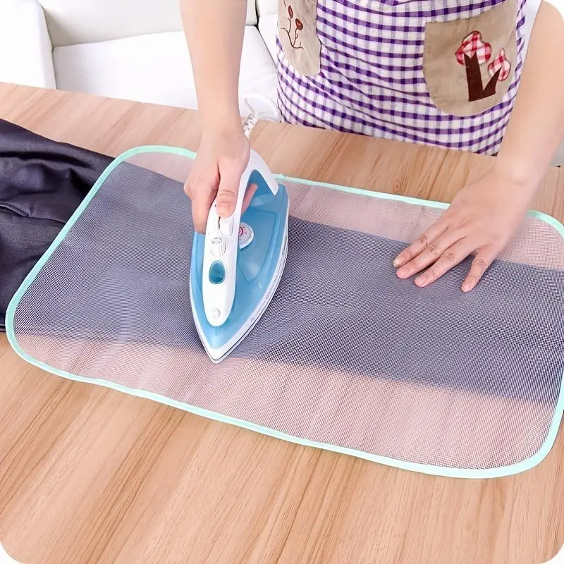[High Temperature Ironing Cloth Guard] Protective Ironing Cloth High Temperature Board Press Mesh Insulation Pad Guard Protection Clothing Home Accessories Color Random