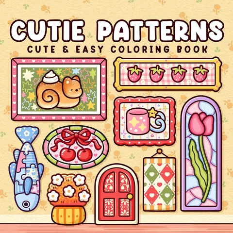 Adult & Kids Comfort Coloring Book, Drawing Book, Learning Supplies, Toy, Back-To-School Essential, Stress Relief Design, Christmas Gift