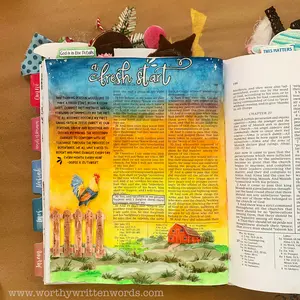 A Fresh Start Book of Mormon Journaling Page Kit