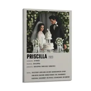 Priscilla Canvas Painting Oil Painting Wall Art Canvas Poster Decorative Painting Corridor Decoration Home