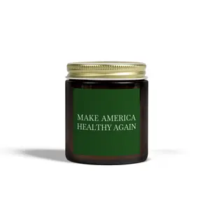 Make America Healthy Again Scented Candle - Coconut Apricot Wax (4oz, 9oz)