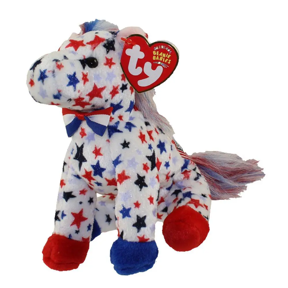 TY Beanie Baby - LEFTY 2004 the Donkey (6 inch) (2004) MWMTs