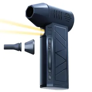 Rechargeable Portable USB Quiet Powerful High Velocity Fan with 130,000 RPM High Speed, USB-C Fast Charge Long Battery Life, Wireless Handheld Dust Remover Mini Tool, Foldable Air Circulator for Desk Office Bedroom Camping Travel Car Home Cooling